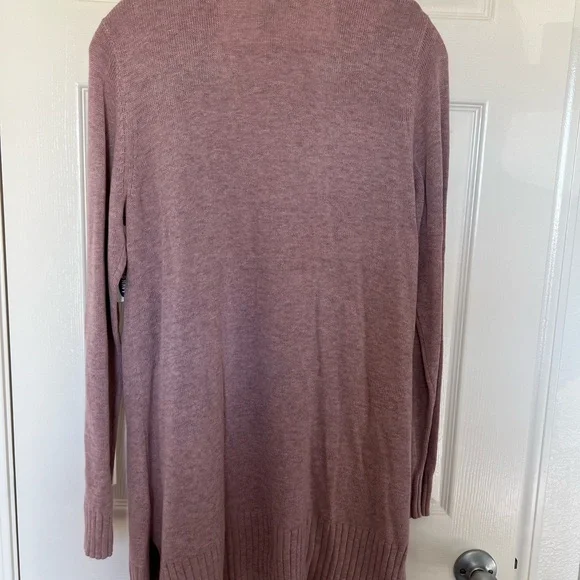 Old Navy Women's Mauve Open Front Cardigan Sweater Size large - Picture 2 of 3
